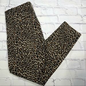 J. Crew Winnie Pant Leopard Print